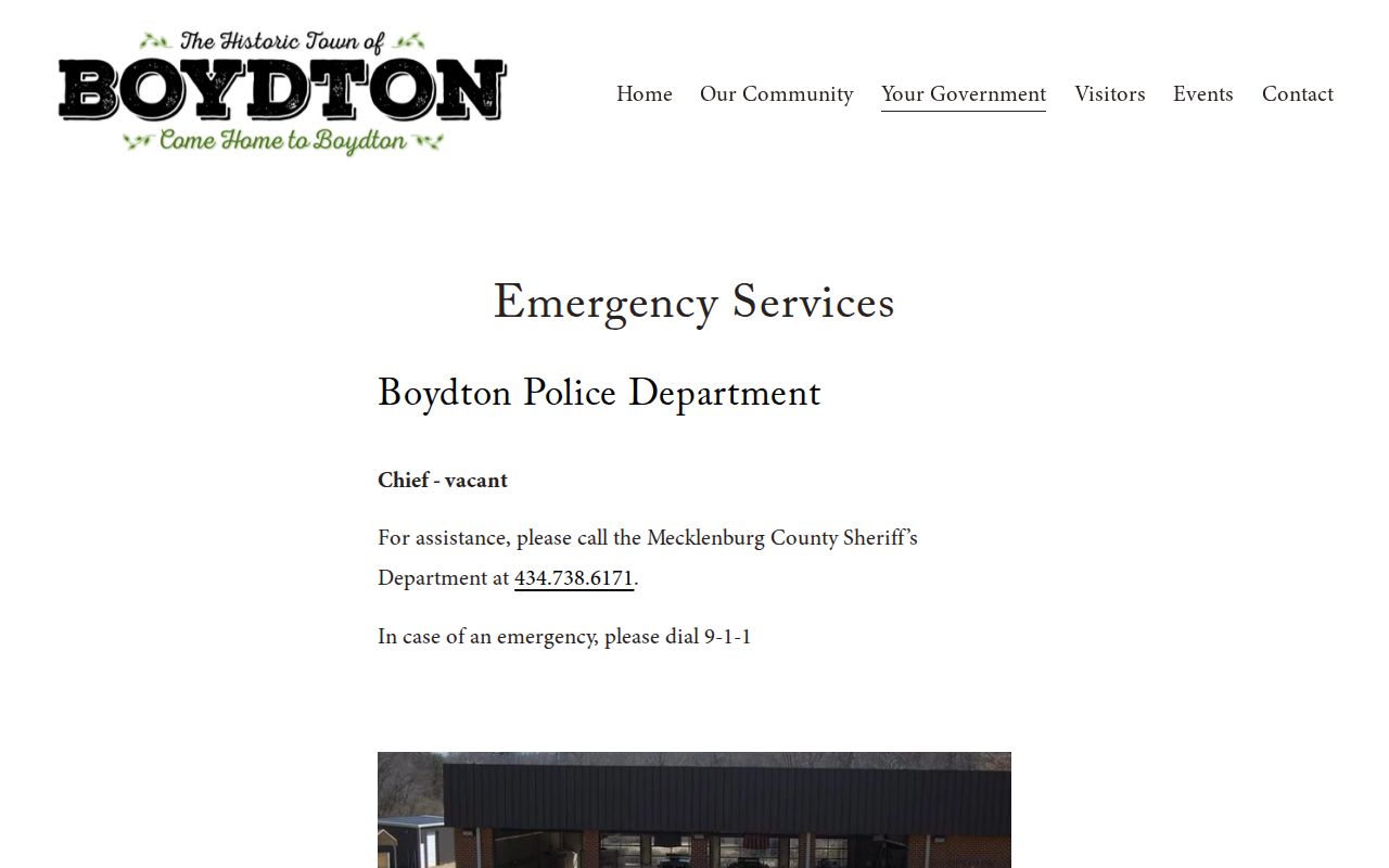 Mecklenburg County Boydton sheriff arrest-record route